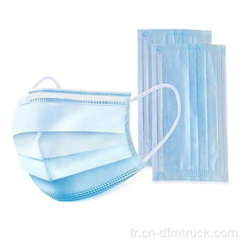 Protection de masque facial jetable à 3 plis 50PCS